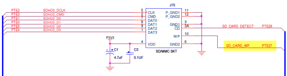 SD_CARD_WP on TWR-K60N512 (Source: Freescale TWR-K60N512 Schematics)