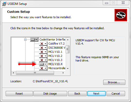 USBDM 4.10.5 Installer