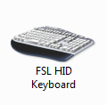 FSL HID Keyboard in the Windows Device Manager
