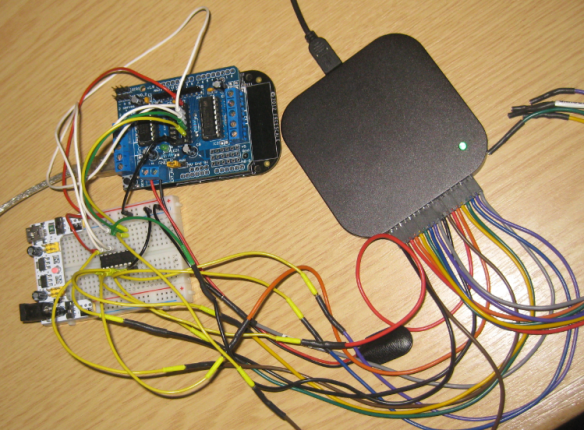 Probing the 74HCT595N