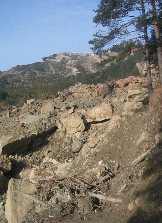 Landslide in 2005