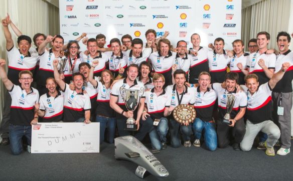 Winning Team in Silverstone (Picture: Andrew Huddart)