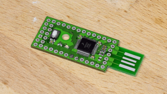 MC HCK Board Assembled (Source: http://mchck.org/blog/2013-08-06-self-built-mchck-for-5-dollars/)