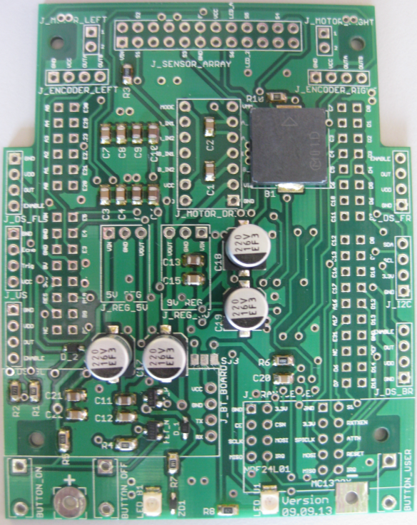 PCB with Top Side SMDs populated
