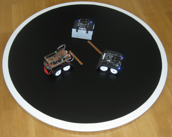 Three Robots inside the Dohyo