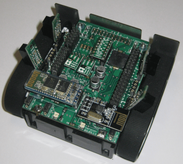 Zumo with modules mounted