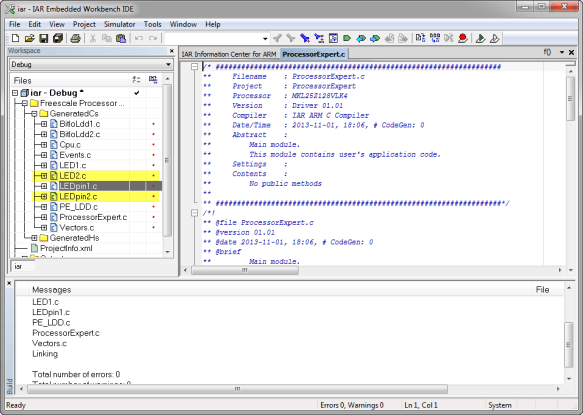 IAR ARM v6.7 comes with improved Processor Expert Support | MCU on Eclipse