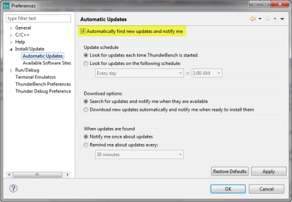 Automatic Updates