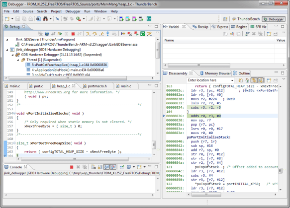 Debugging the Application