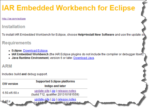 IAR Embedded Workbench for Eclipse