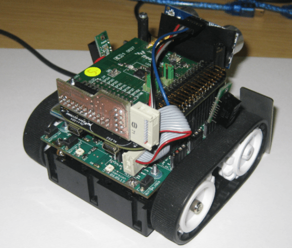 IEEE802.15.4 Card mounted on Zumo Robot