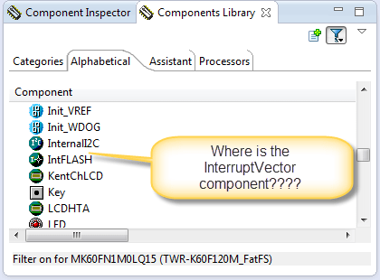 Where is the InterruptVector Component