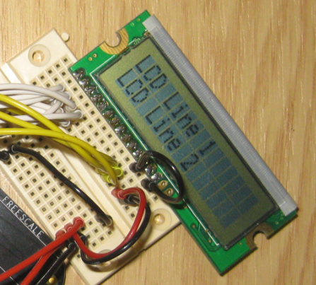 Dual Line Character Display