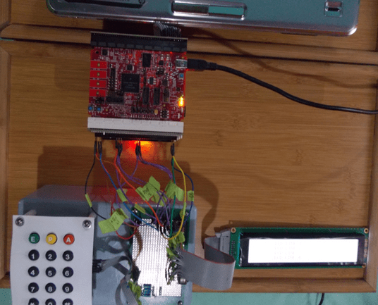 Top View with LCD and Tower (Source: Daniela Solorzano)