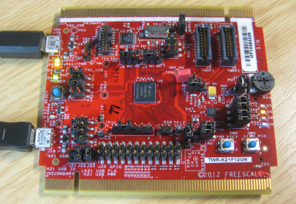 TWR-K21F120M Board Front Side
