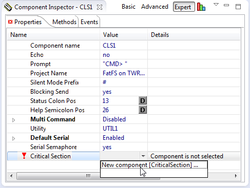 New Component CriticalSection