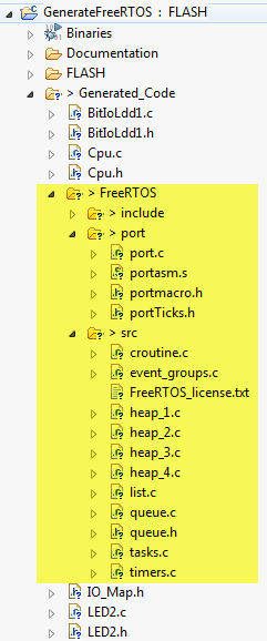 Generated Sub Folders