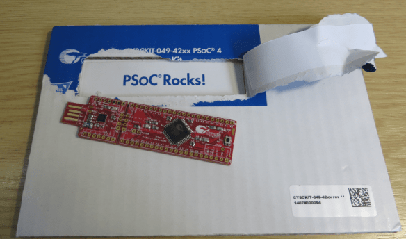 Peeling off to get the board