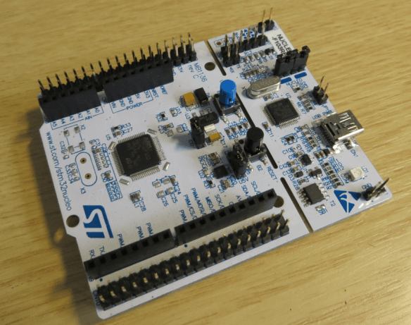 stm32nucleo Board Top Side