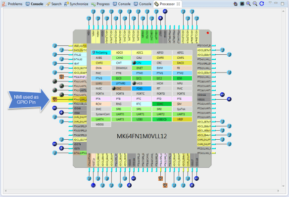 NMI Pin Used as GPIO Pin
