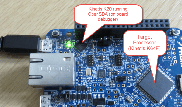 OpenSDA and Target Processor