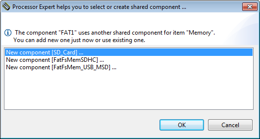 Adding Memory Component for FatFS