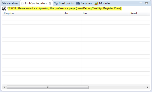 How to Add Register Details View in Eclipse | MCU on Eclipse