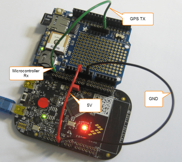 Minimal GPS to Microcontroller Connections