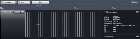 1 MHz DMA sampling frequency
