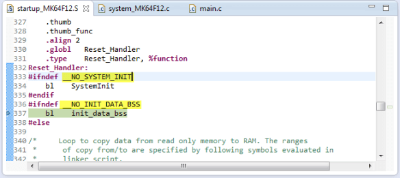 __NO_SYSTEM_INIT and __NO_INIT_DATA_BSS