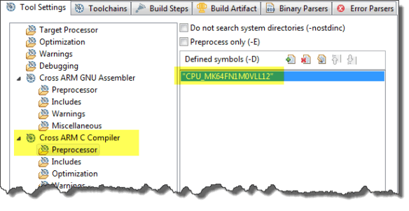 Preprocessor Setting to Specify the SDK Derivative