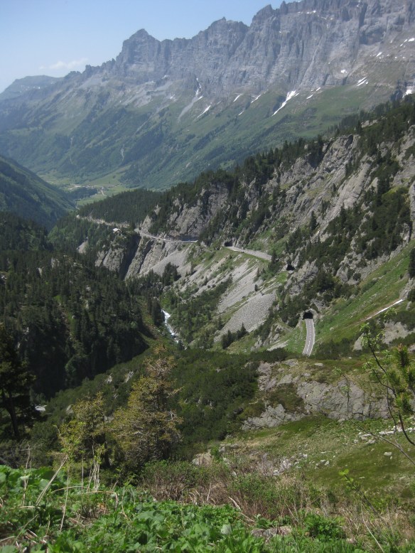 View Back on the way to Susten Pass
