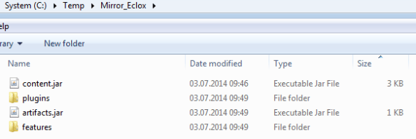Replicating an Eclipse Update Site for Offline Usage | MCU on Eclipse