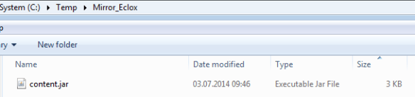 Metadata with content.jar