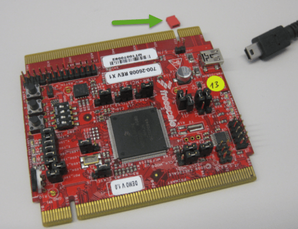 Removed Bootloader Jumper