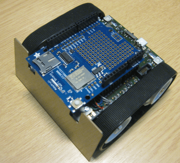 Robot with Adafruit WiFi Shield