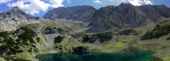 Drachensee Panorama Mountains