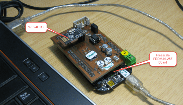 FRDM-KL25Z with nRF24L01+ Transceiver