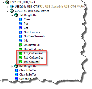 RingBuffer used in USB Component with Extra Events