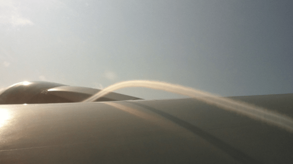 Vapour Trail from Jet Engine