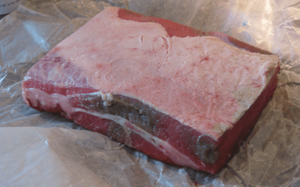 Beef Brisket Raw Top Side