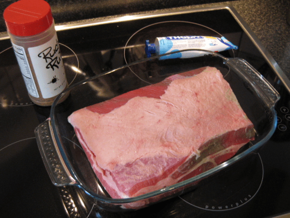 Brisket in Glass Pan