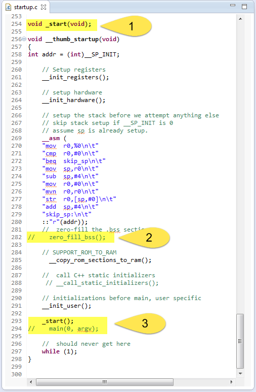 Fixed Processor Expert Startup Code for C++