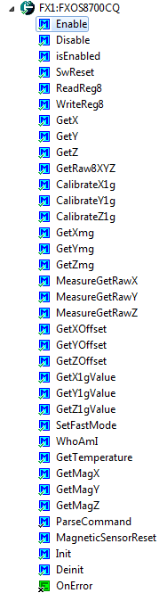 FXOS8700CQ Component