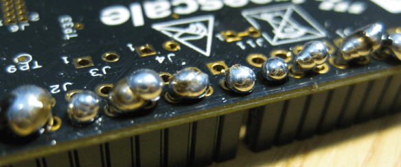 Soldering detail