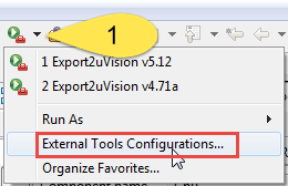Eclipse External Tool Configuration