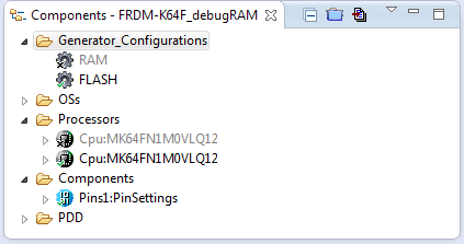 Processor Expert Project for FRDM-K64F