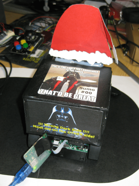 Housing on top of robot