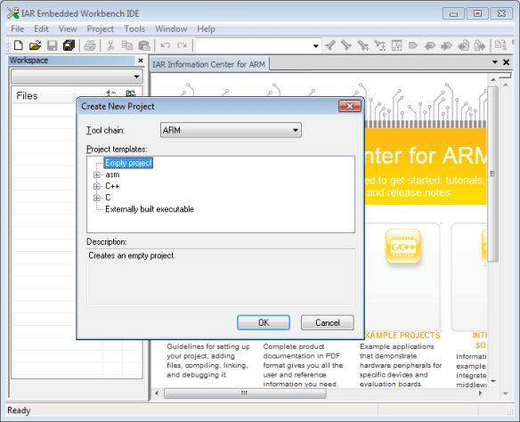 Empty Project for ARM