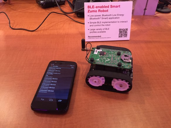Zumo robot with BLE